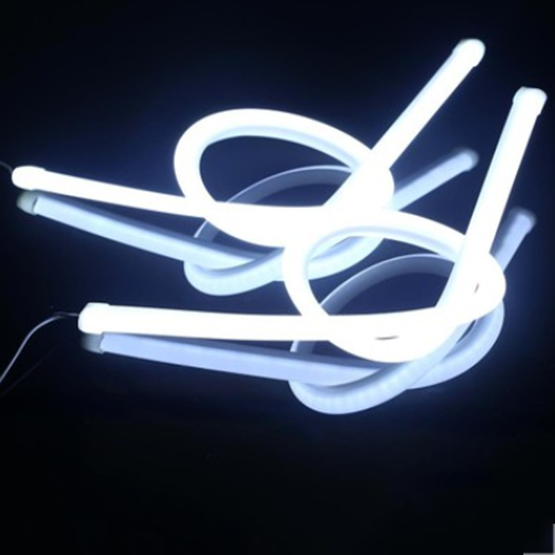 23" Side Glow White/Amber Switchback LED Strip Lights For Headlight DRL & Signal