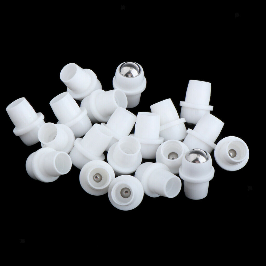40pcs Essential Oil Roller Balls Fittings for Crystal Roll on Bottles 0.4''