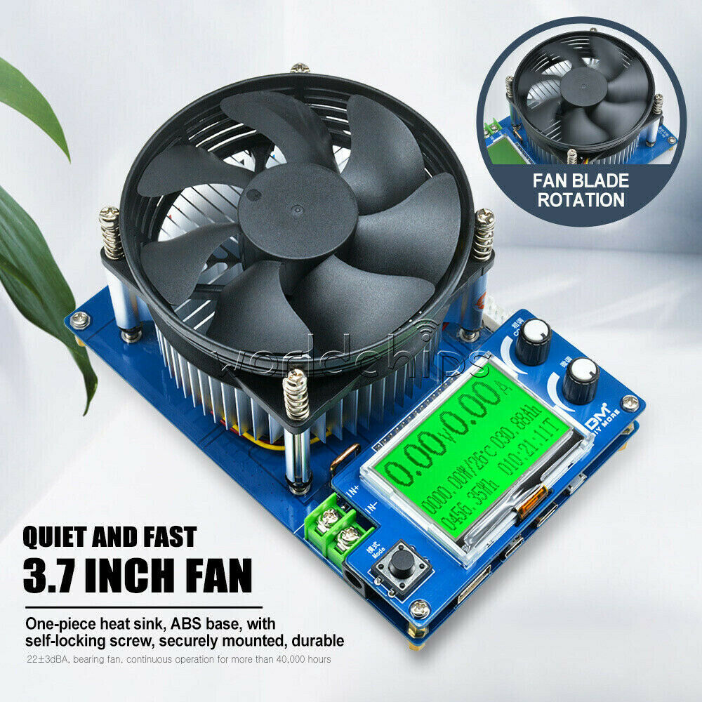 150W MAX 10A Intelligent LED Electronic Load Battery Discharge Capacity Tester