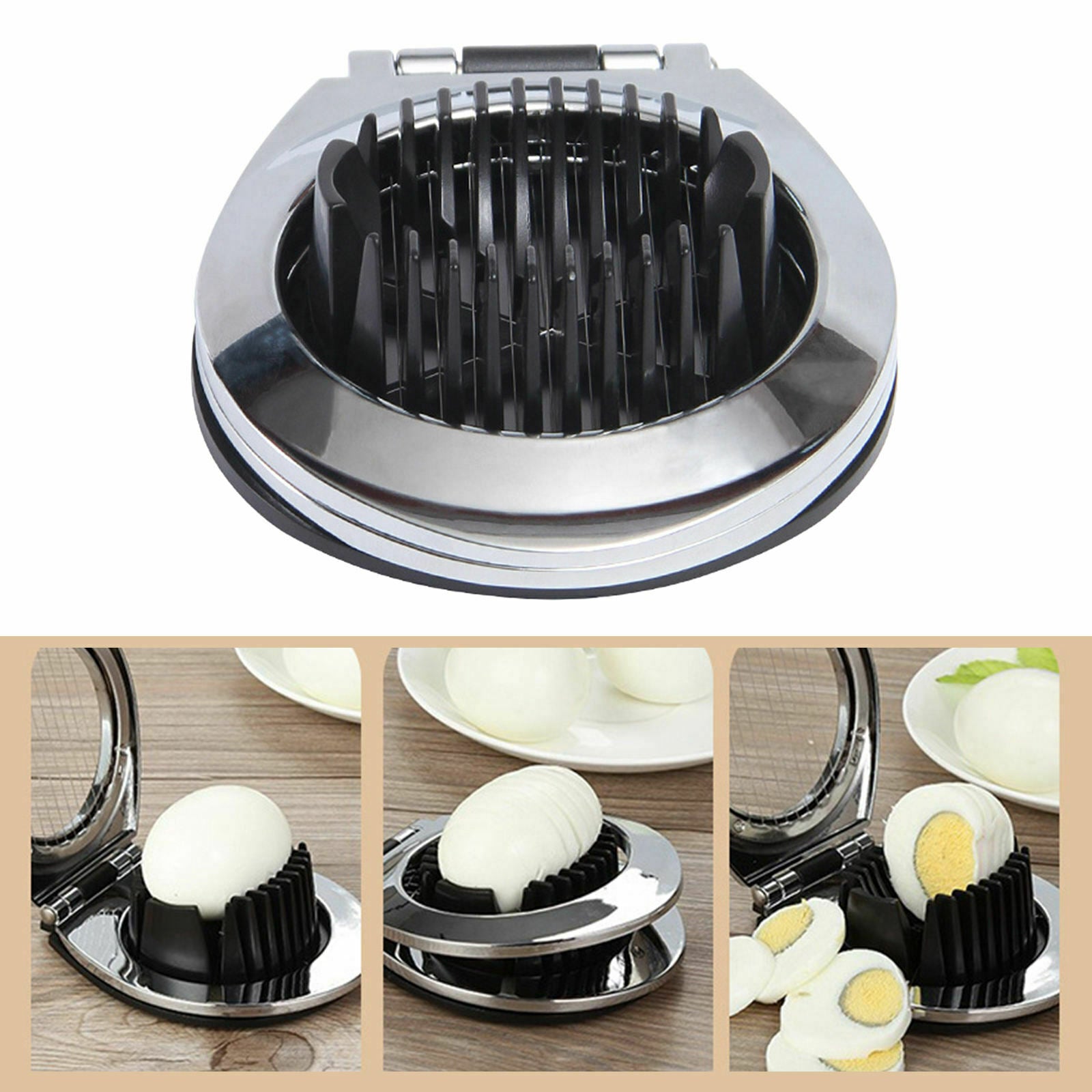 Egg Slicer Stainless Steel Cutting Wires Egg Divider for Household Tools