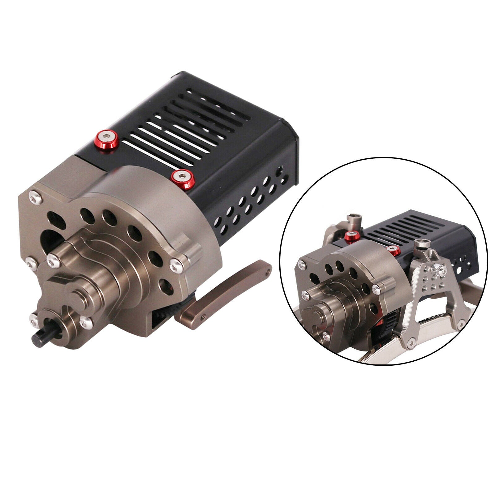 Front Motor Transmission Box for Wrangler 90046 1:10 RC Crawler Replacements