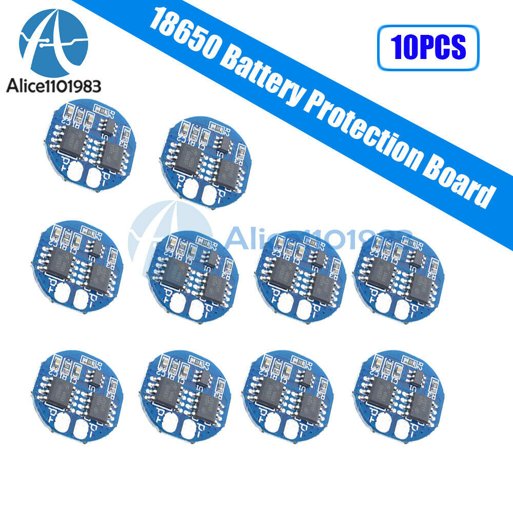 10PCS 7.4V 8.4V 2S 5A Protection Board BMS PCB For 18650 Lithium Battery Charge