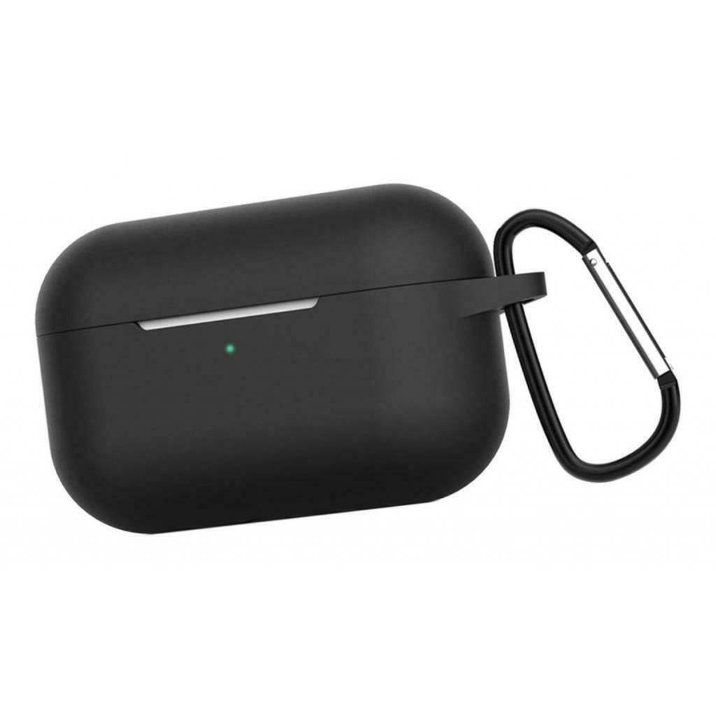 Silicone Earphones Case Protective Cover for AirPods Pro, Black