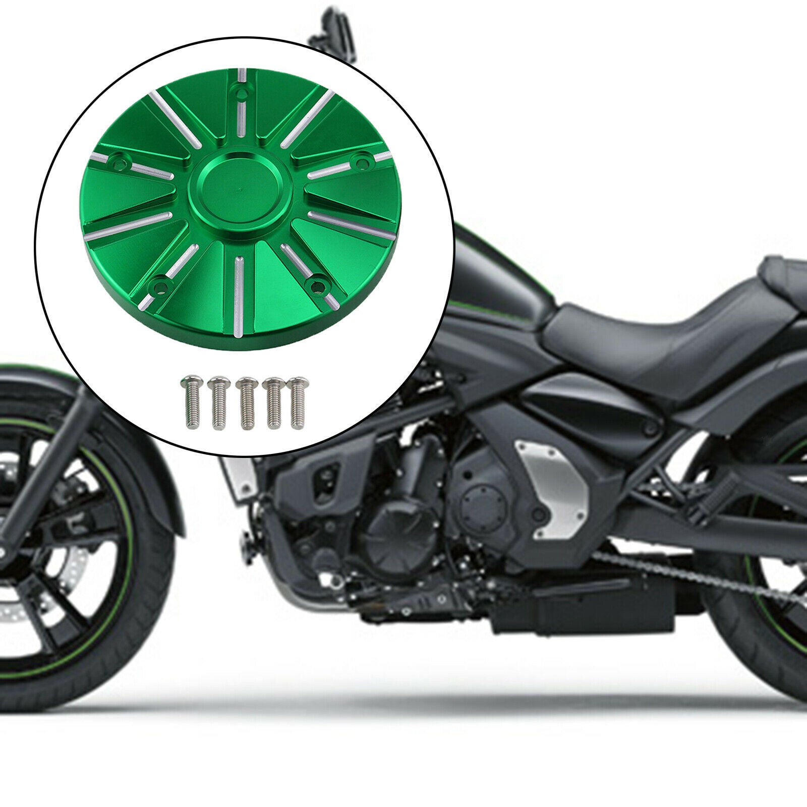 Engine Cover Protector Guard for Kawasaki Vulcan Motorbike Fittings Green