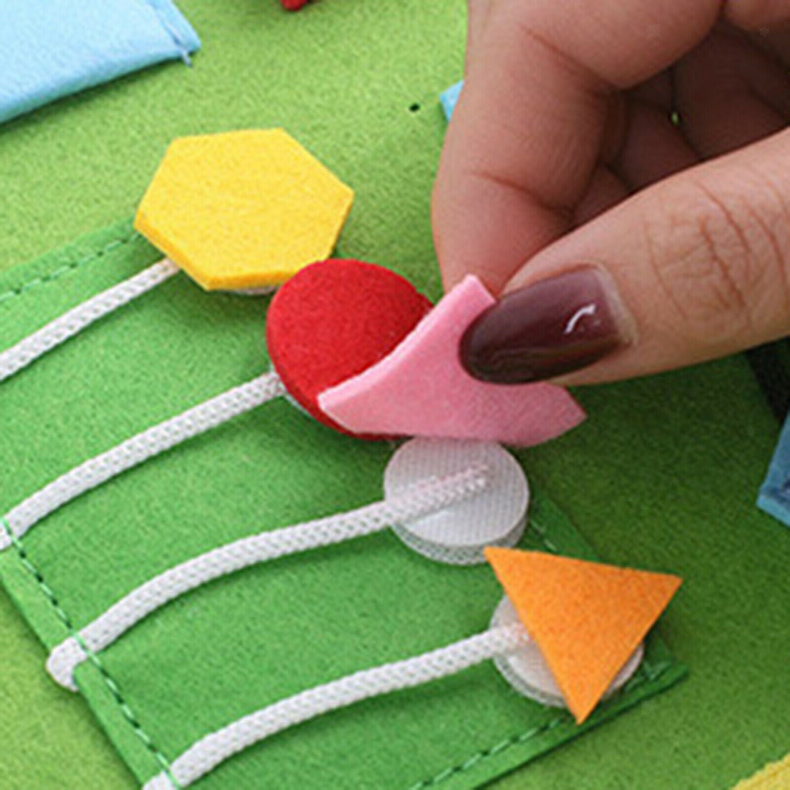 Toddler Busy Board Montessori Toys for 1 2 3 Years Old Kids Learn to Dress
