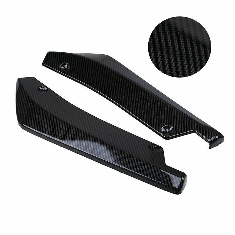 Fit Bmw  E92 E93 328i 335i Rear Bumper Splitter Lip Protector Carbon Fiber Style