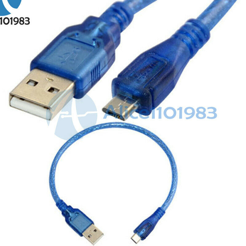 25cm USB 2.0 Standard A Male to Micro USB 5 pin Male Data Charge Cable