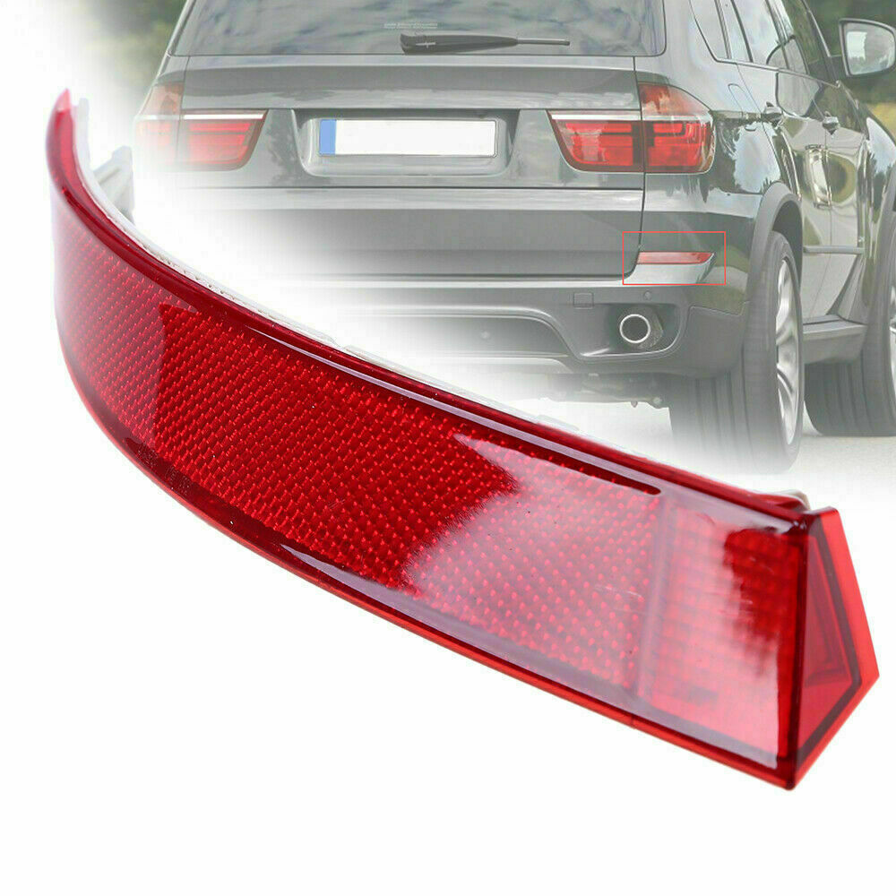 For 2011-2013 BMW X5 E70 LCI 63147240997 Rear Bumper Reflector Red Lens Light