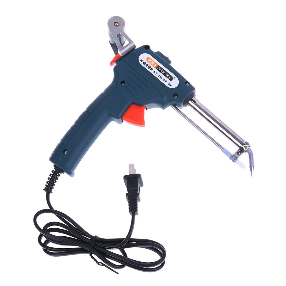60w Electric Soldering Iron Manual Tin Gun Solder Wire Welding Repair ToolI!  SJ