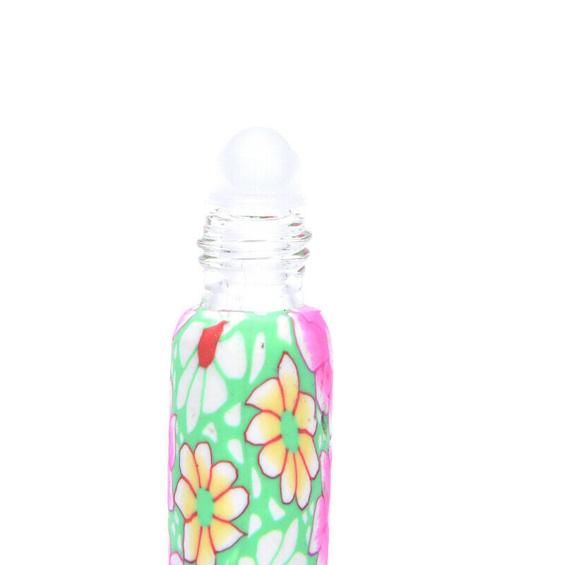 6ml Roll On Perfume Bottles Polymer Glass Bottle Refillable with Roller Ball XC