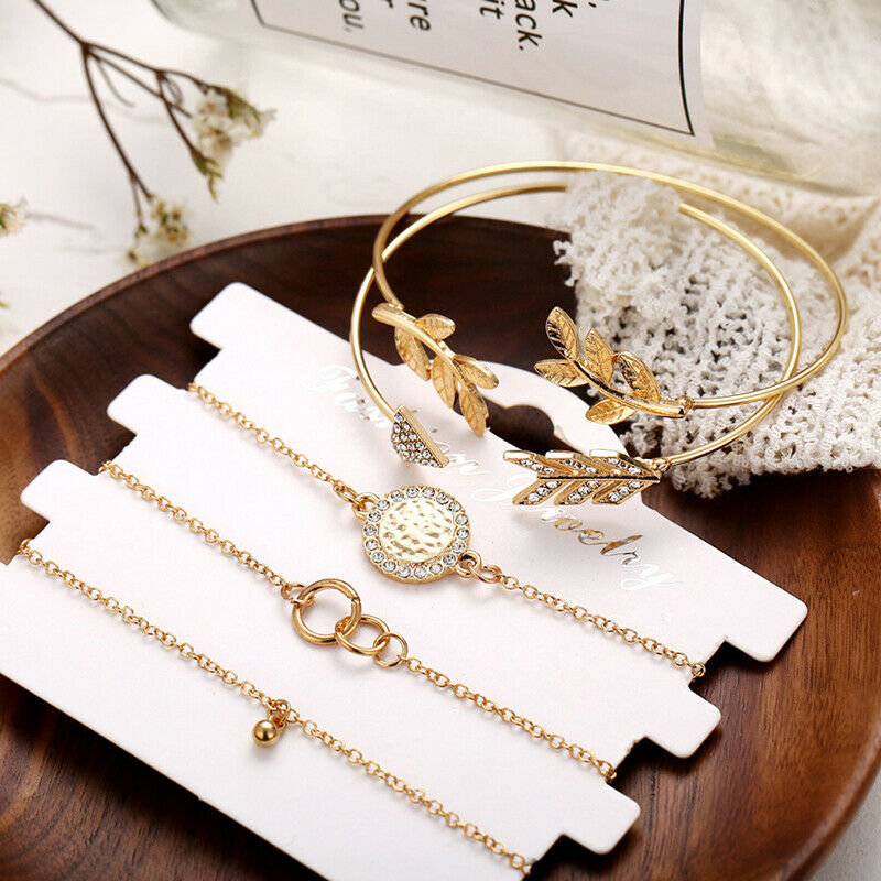 Bohemian Tassel Bracelets for Women Jewelry Geometric Leaves Beads Bracel.l8