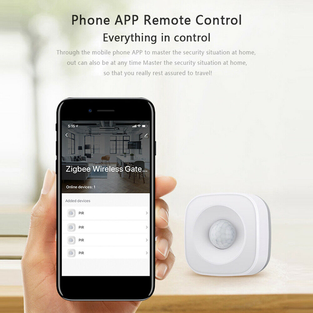 Tuya Zigbee Motion Detector PIR Human Body Movement Sensor Smart LifeApp Control