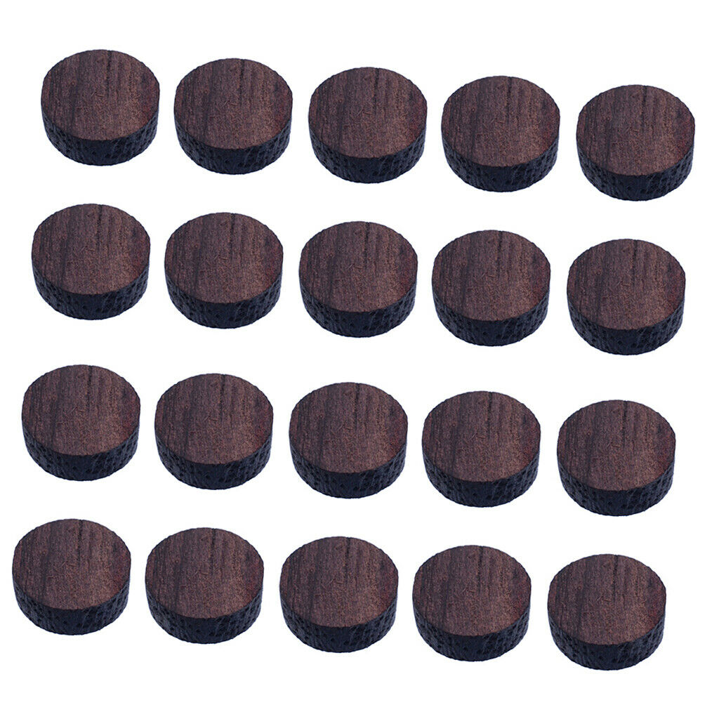 20PCS Rosewood Guitar Fretboard Inlay Dots Markers 6mm for Electric Guitar