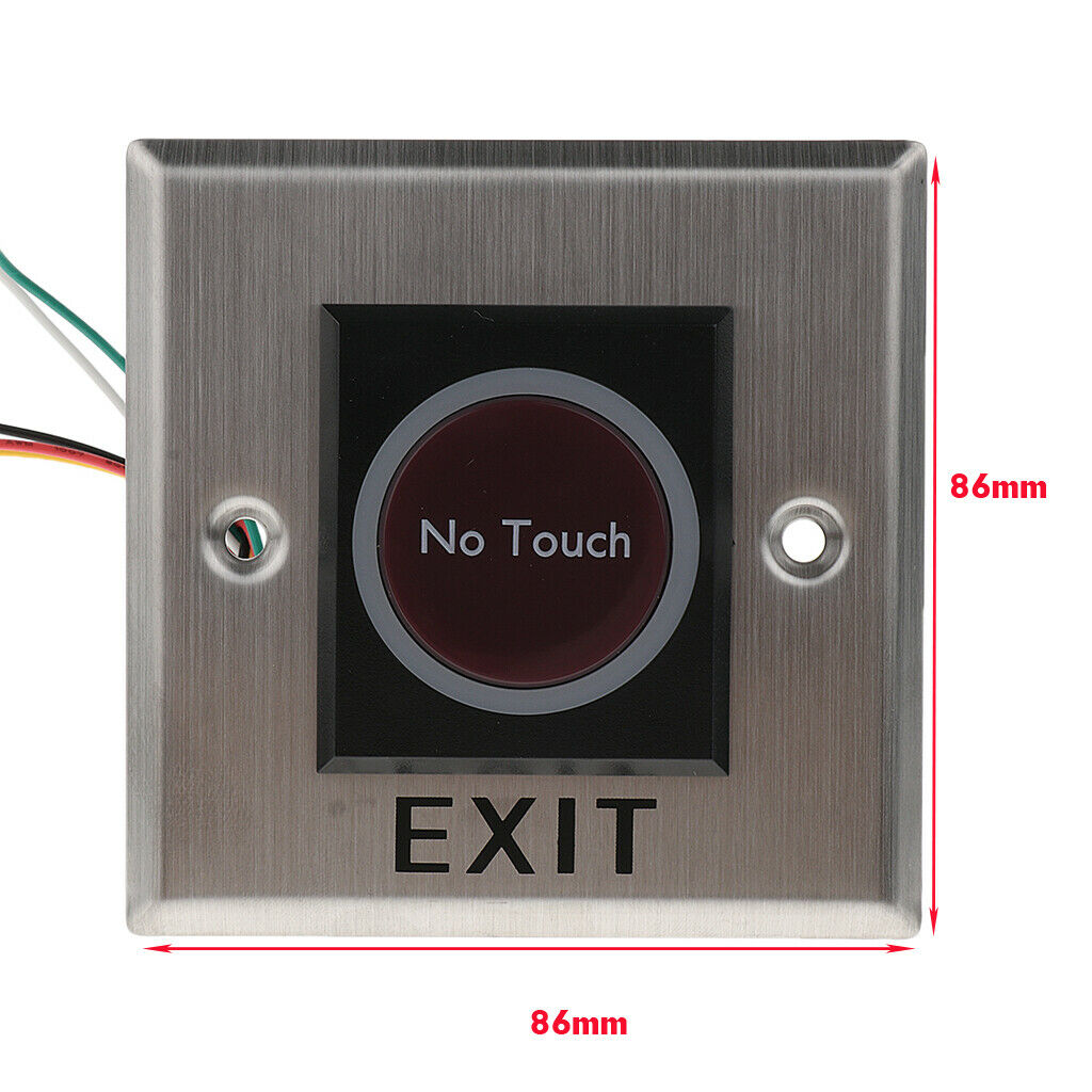 Infrared Stainless Steel Door Exit Switch Sensor +LED Indicator #K2-1