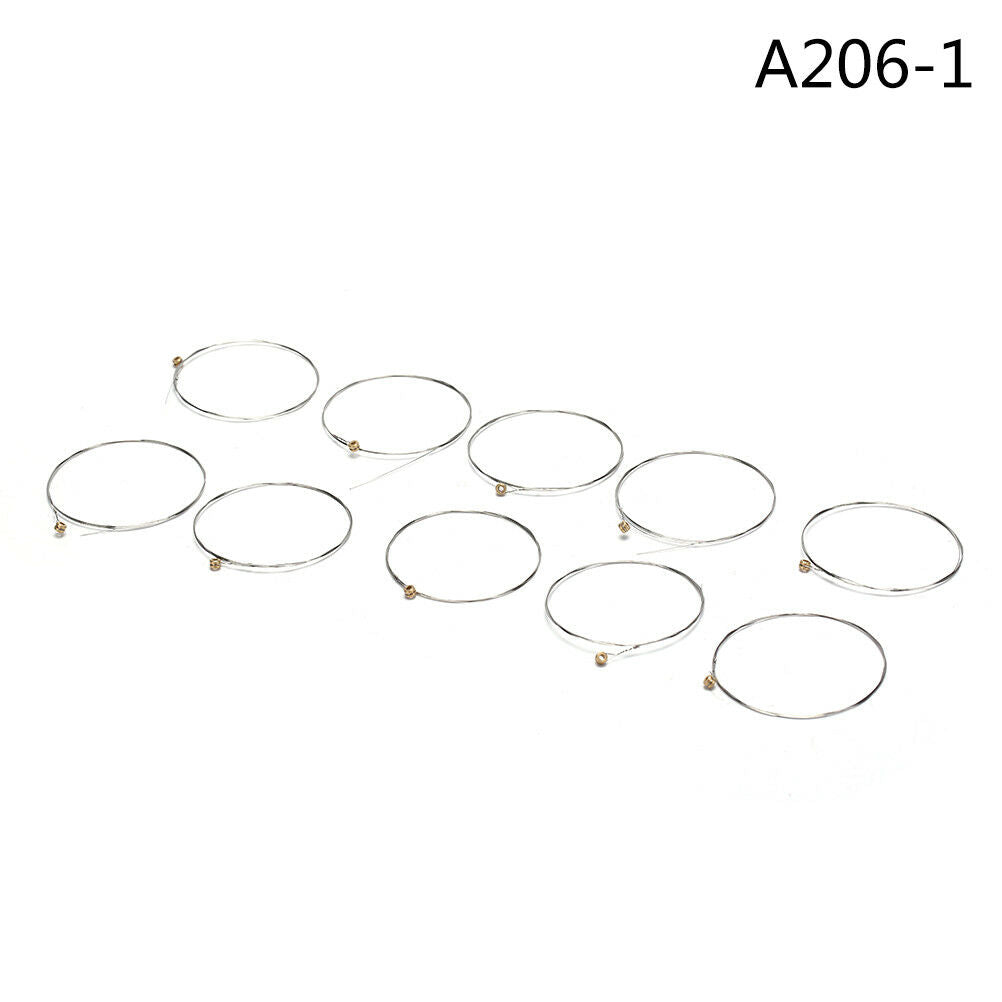 10x Guitar Strings Stainless Steel Acoustic Guitar String 1st E String A206 DD