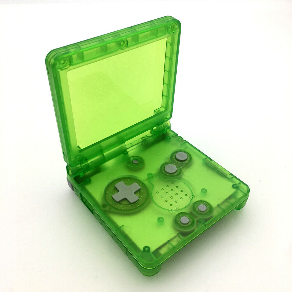 Transparent Green Housing Cover For Nintendo Game Boy Advance SP GBA SP Shell