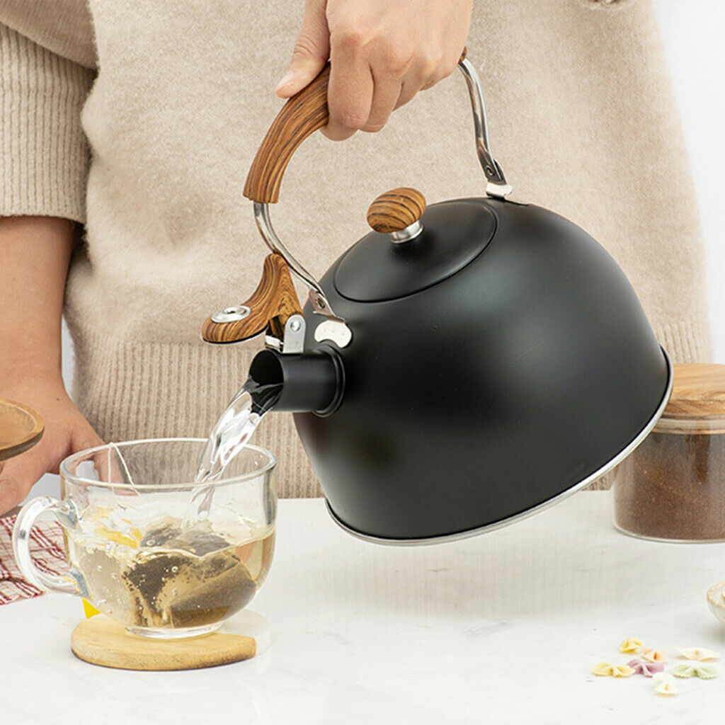 Tea Kettle Tea Pot with Adjustment Handle Whistle Stainless Steel Tea Kettle