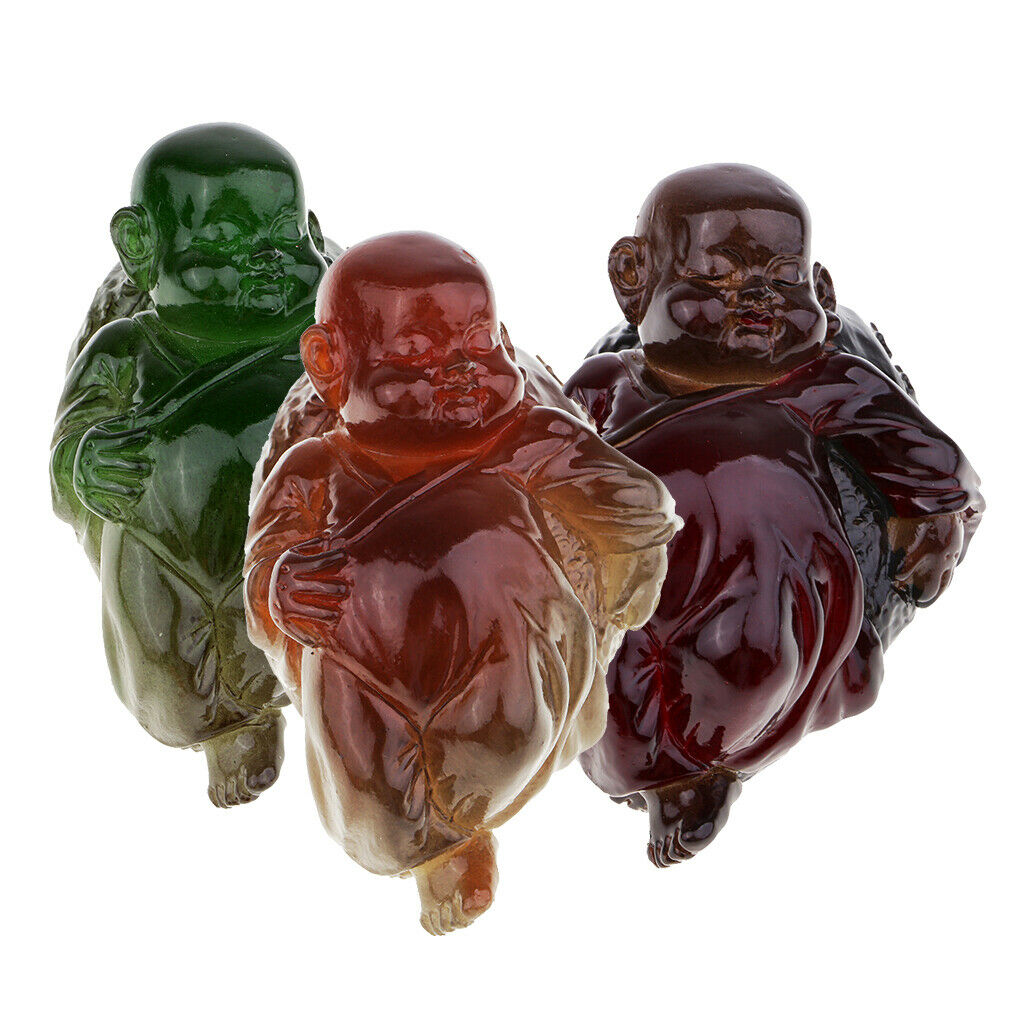 Color Tea Pets Buddha Kung Fu Tea Decor Play Tea Pet of Buddha Emerald