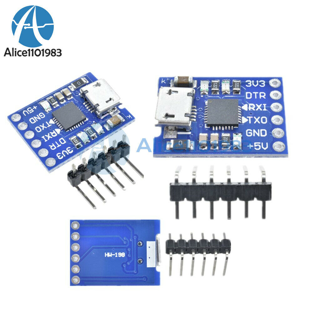 10PCS MICRO USB to UART TTL Module 6Pin CP2102 Serial Converter STC R/ FT232