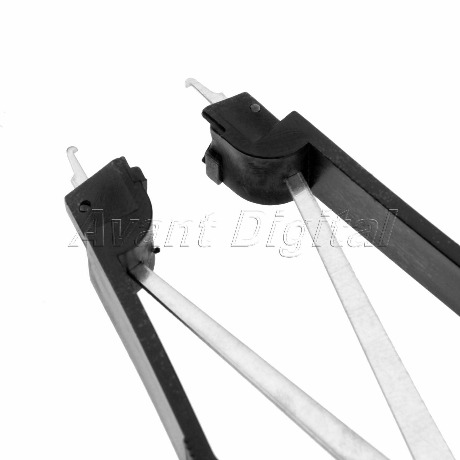 Electronics Puller Tweezers PLCC IC Chip Circuit Board Remover Extractor Plier
