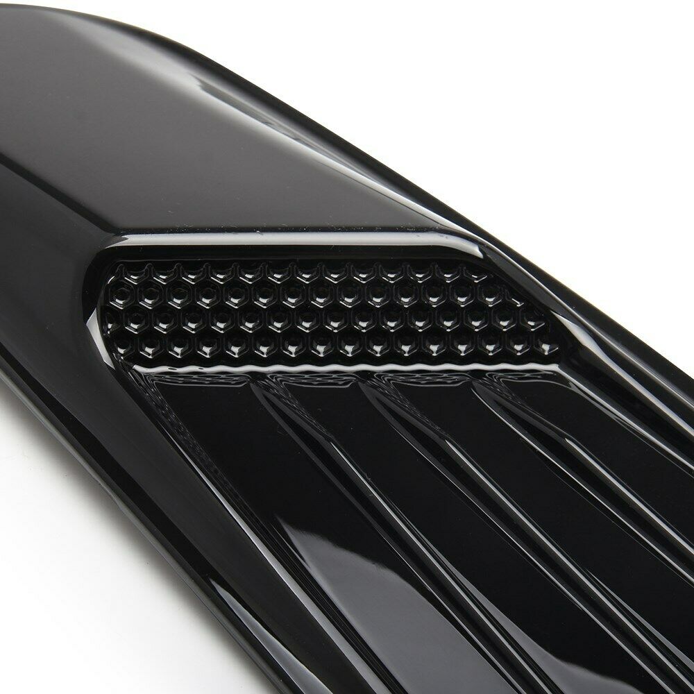 Front Hood Air Vent Molding Cover Trim For Ford Mustang 2015-2017 BLK