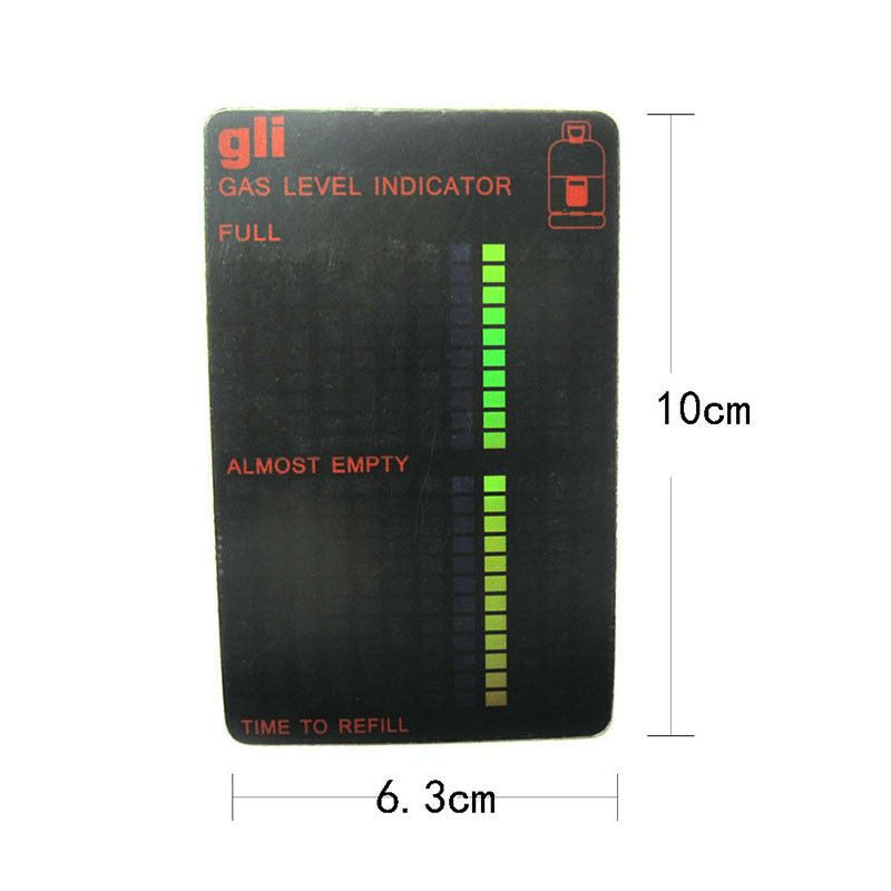 Gas Thermometer Propane Butane LPG Fuel Gas Tank Level Indicator Magnetic .l8