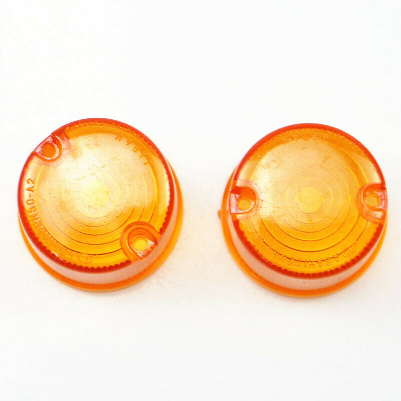 Amber Turn Signals Light Lens Cover Lampshade For Kawasaki KDX250 KDX200 KLX250