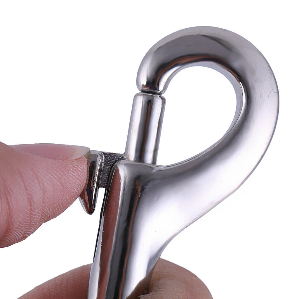 4x Stainless Steel Double Ended Bolt Snap 90mm