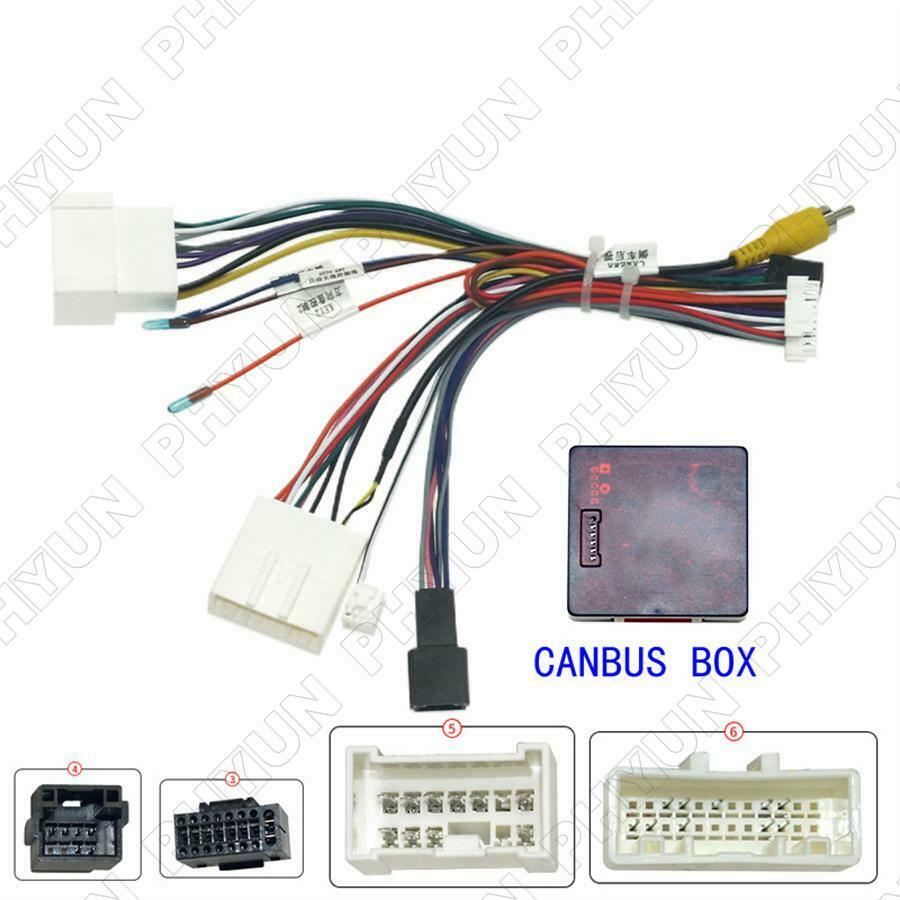 16Pin Car Android Audio Radio Power Cable & Canbus For Renault Captur Clio Dacia