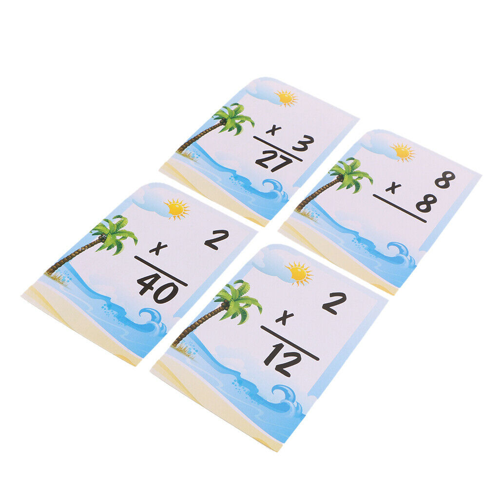 144 Pieces Math Flash Cards Addition Subtraction Multiplication Division