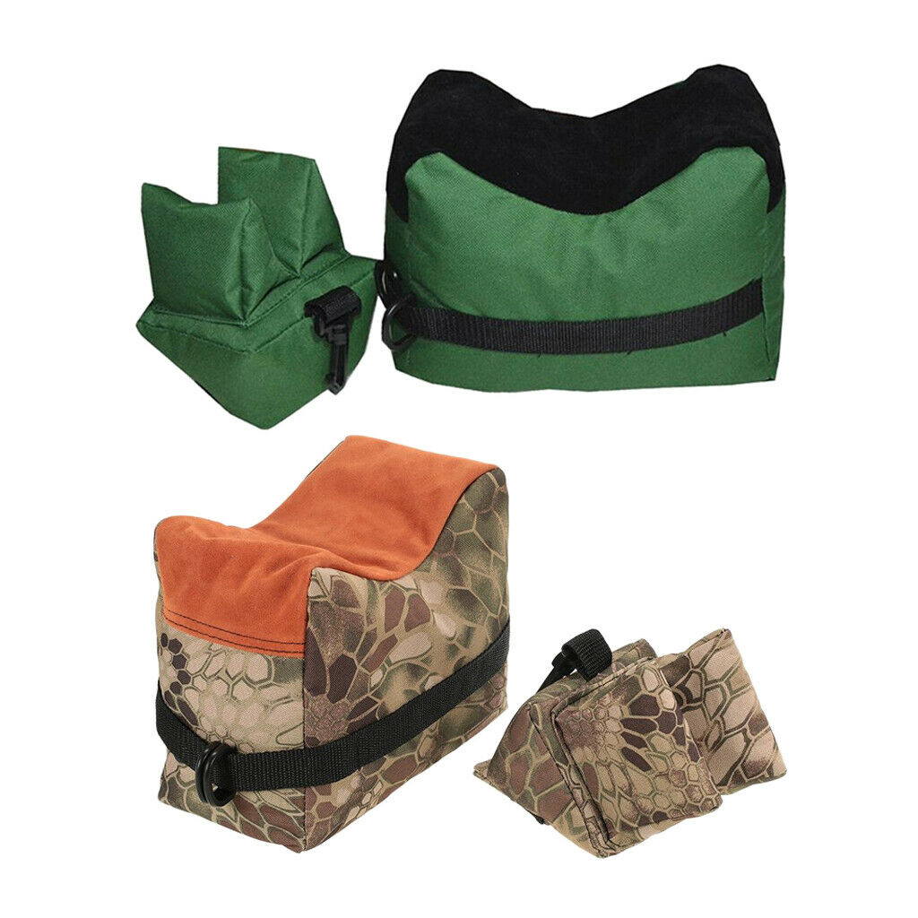 2x Front & Rear Bag Gun Support Shooting Rest Target Sandbag Pouch Supplies