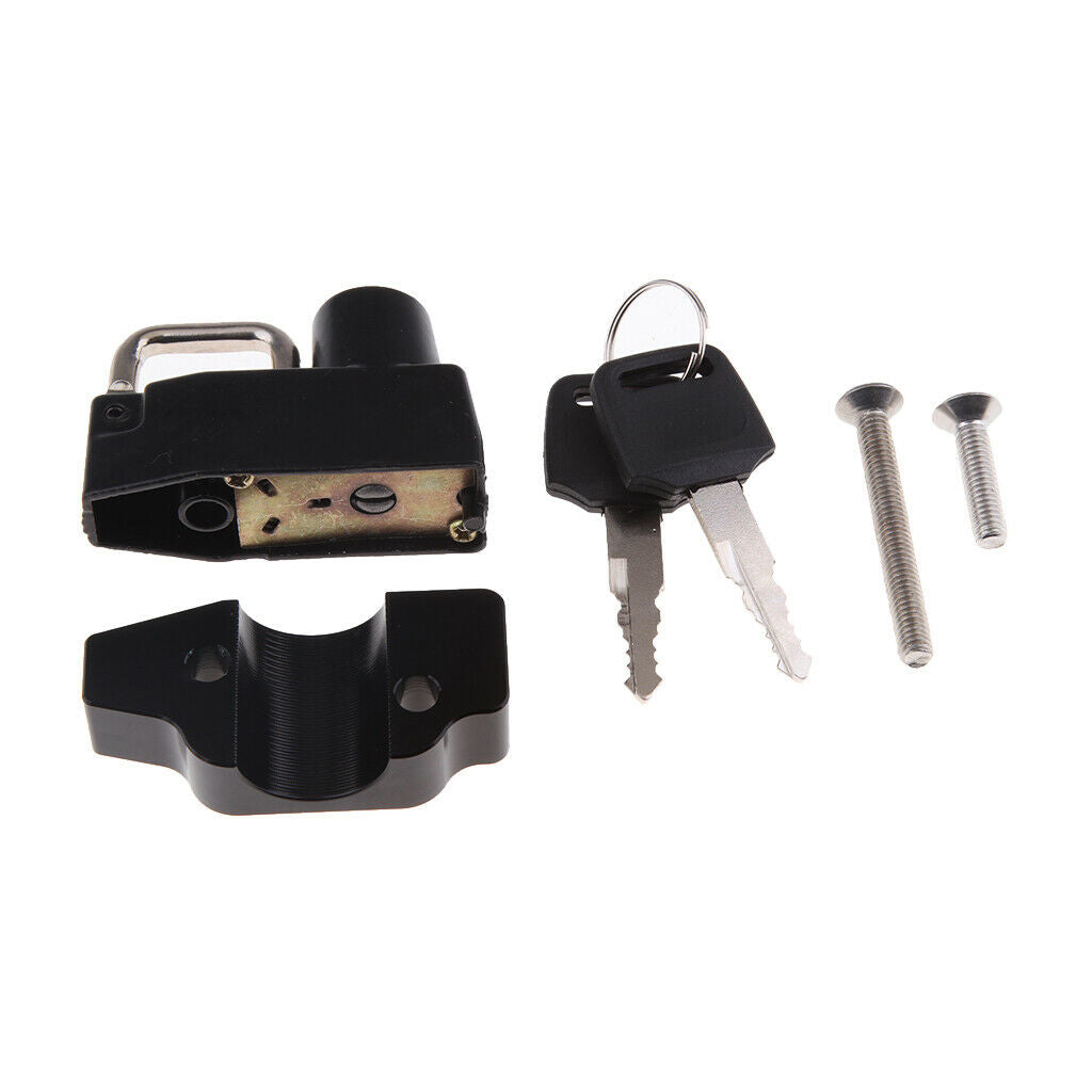 Motorcycle Helmet Lock Buckle & Helmet Lock for Brake Master Cylinder Clamp
