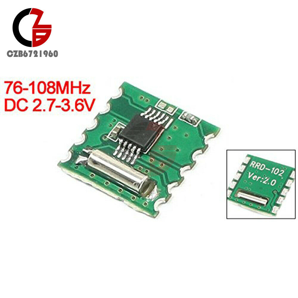 10PCS 76-108MHZ FM Stereo Radio RDA5807M RRD-102V2.0 Wireless Module For Arduino