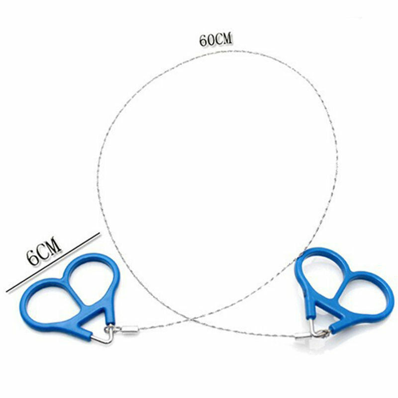 1 PCS Wire Saw Camping Stainless Steel Emergency Pocket Chain Saw Survival Gear
