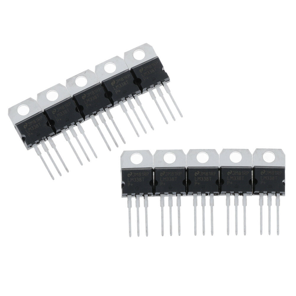 10Pcs LM338T LM338 voltage regulator 1.2V to 32V 5A TO-220 Fad JBBACAWMBECAH SJ