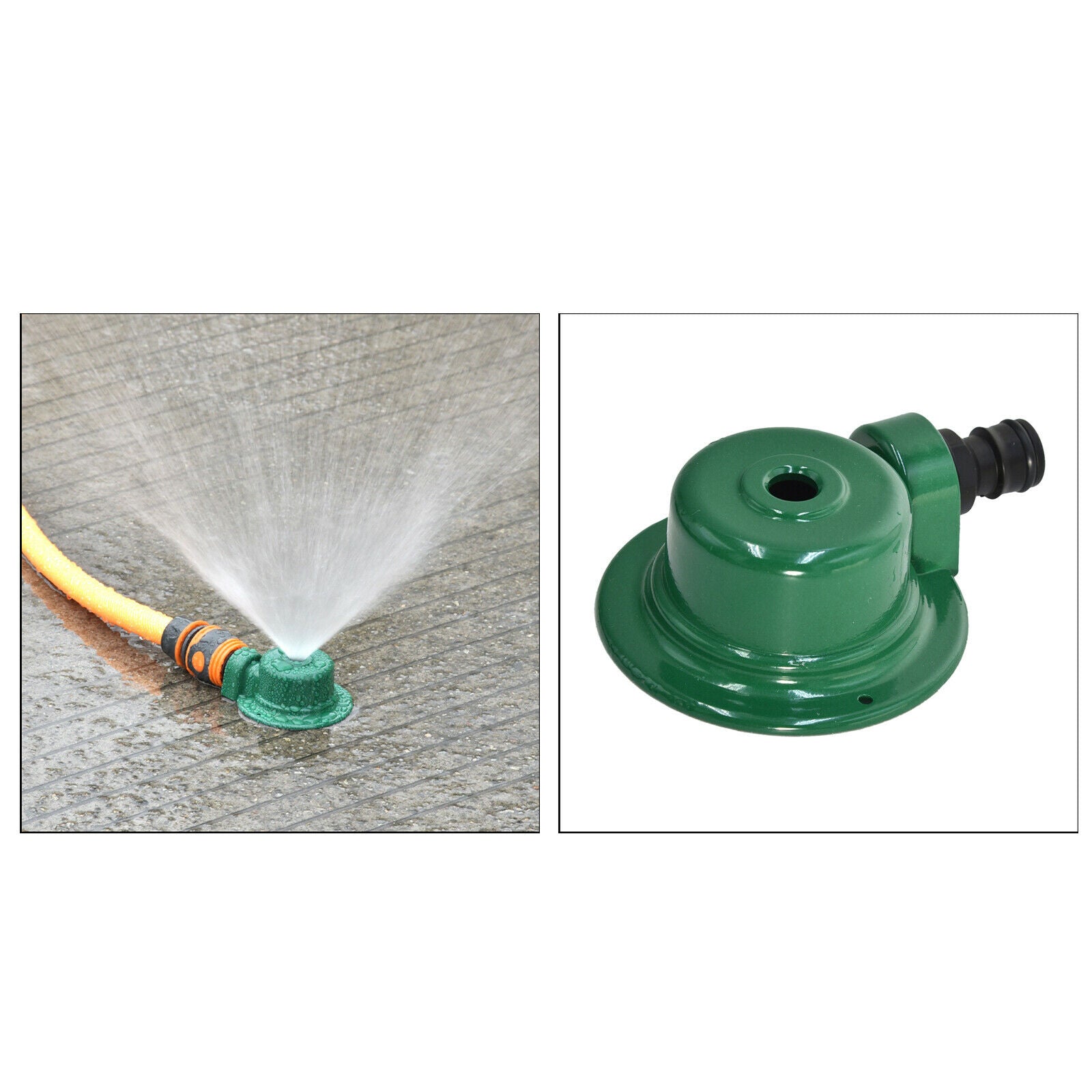 Metal Garden Water Sprinkler Yard Lawn Watering Spray Irrigation System