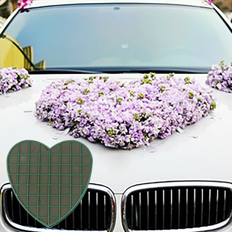 1Pcs Heart Shape Flower Foam Sucker For Fresh Floral Car Table Decoration PrFCA
