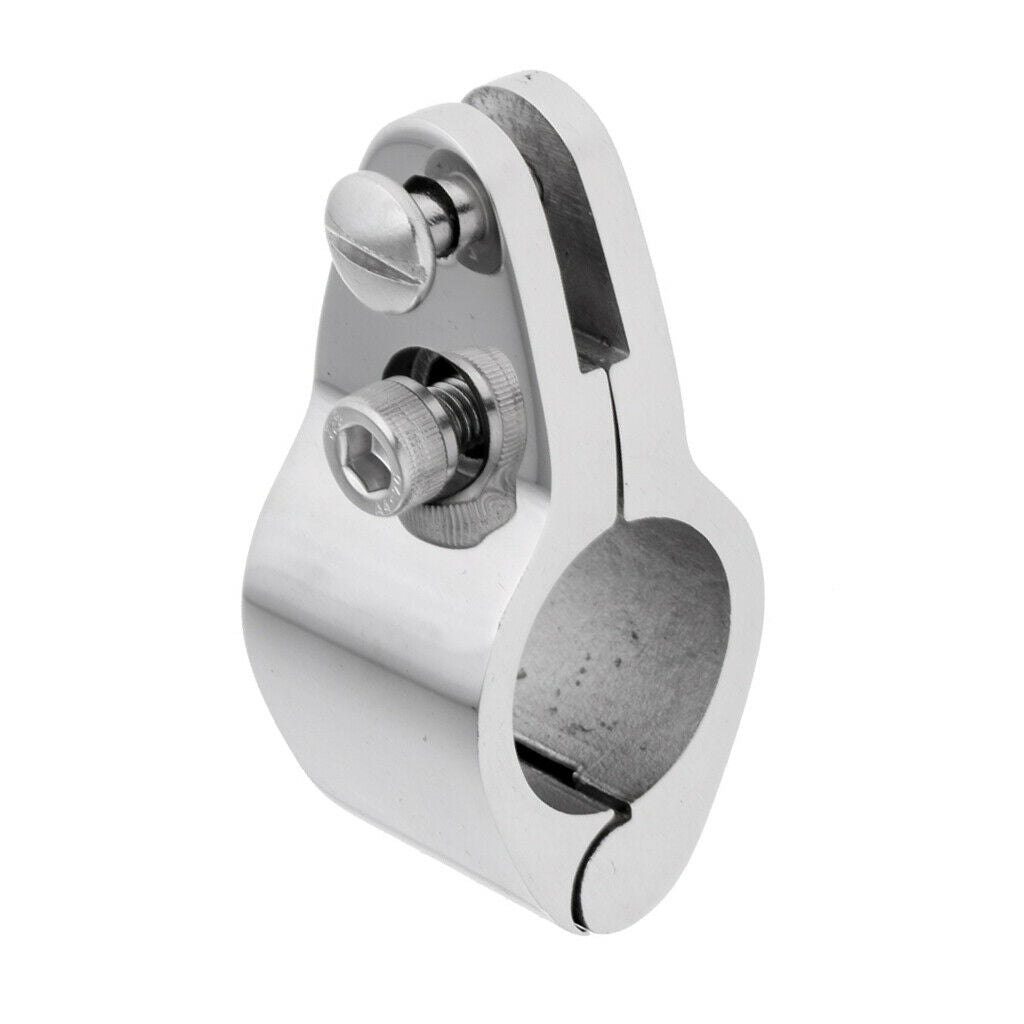 Stainless Steel Boat Canopy Fitting Tube Knuckle Clamp for 22mm Tube Hinged