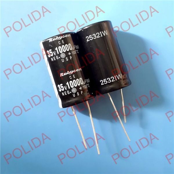 10PCS Electrolytic Capacitor size: 22*40mm 10000UF35V / 35V10000UF