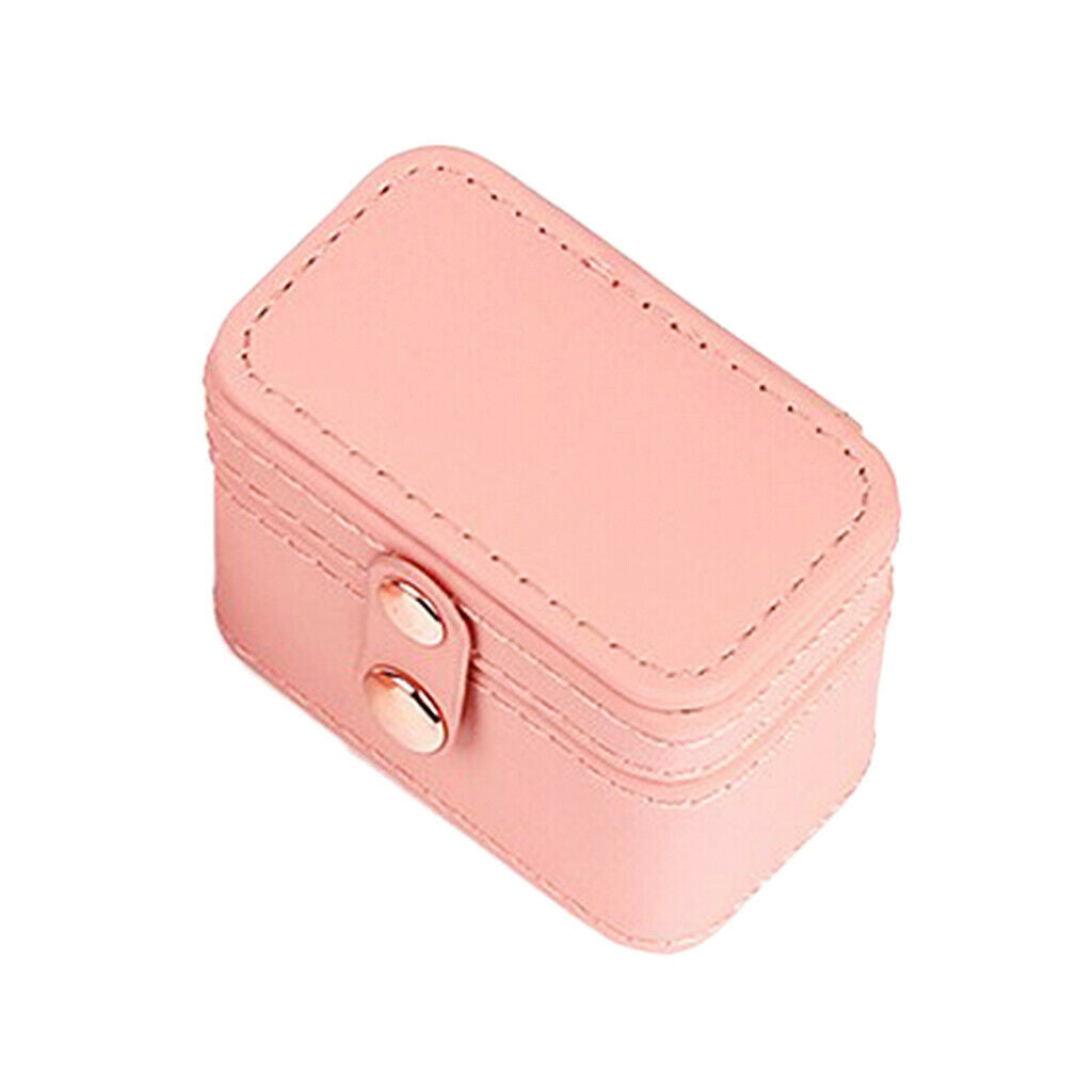 Jewelry Box Display Case Organizer Earrings Studs Travel Pink Gift Box