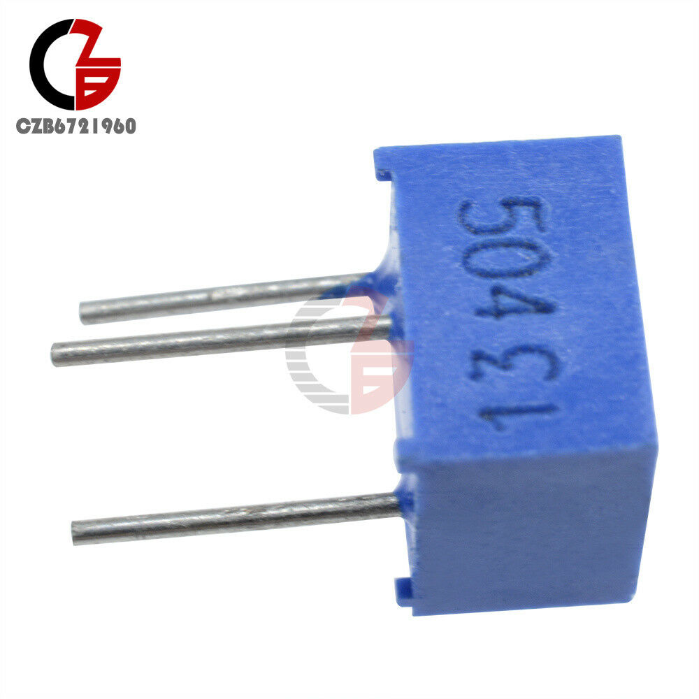 10Pcs 3362P-504 3362 P 500K ohm High Precision Variable Resistor Potentiometer