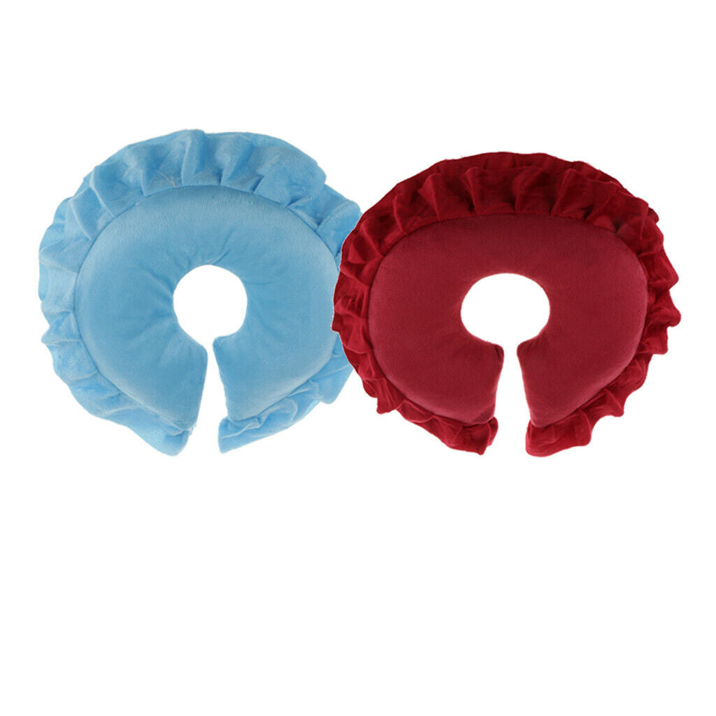 2 Pcs, Washable, Spa Salon, Massage, Crib, Soft Facial Pillow, Travel Cushion