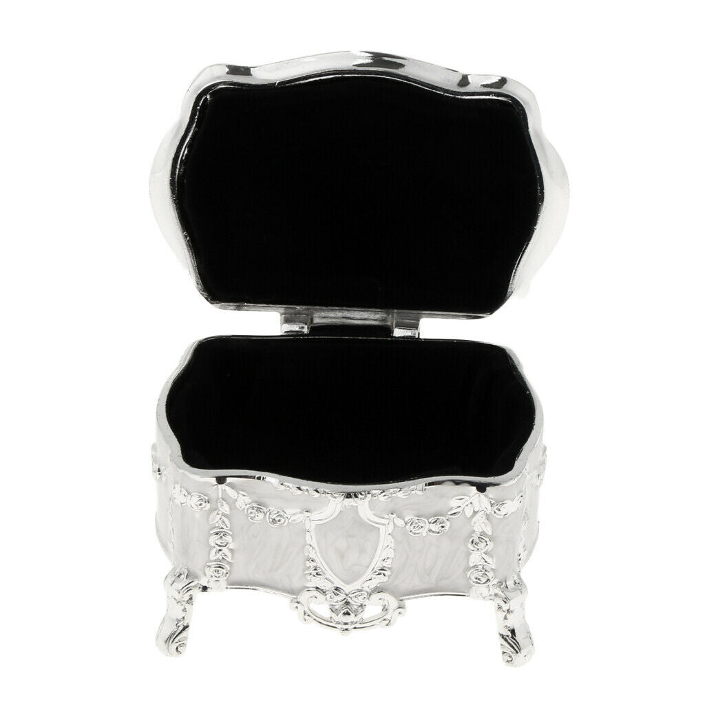 Princess Treasure Box Jewelry Box Princess Makeup Birthday M-9.1x6.7x7cm