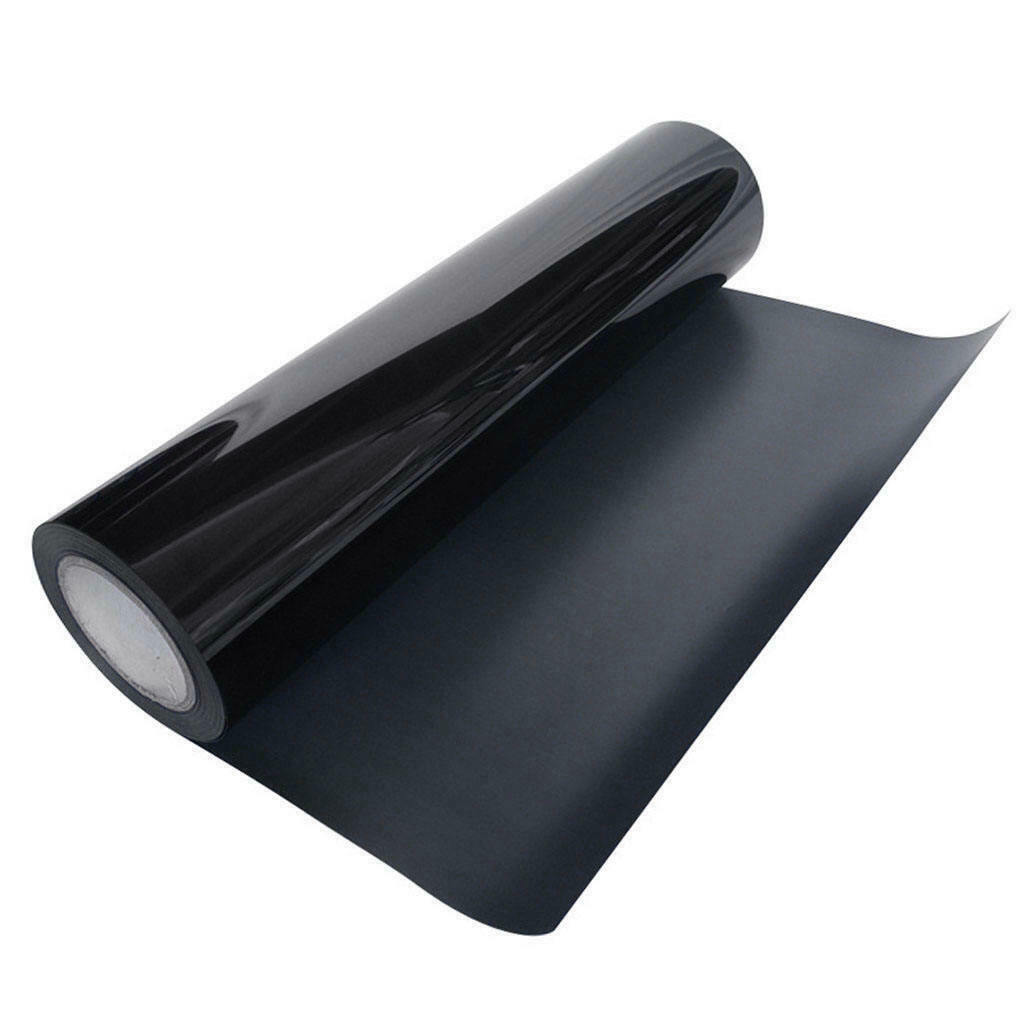 Black Vinyl Foil Adhesive Foil Iron-on Transfer Paper Transfer Foil Textile Foil