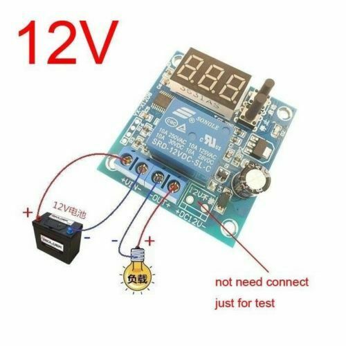 12V Batterie Voltage Bas DÃ©coupe Sur Interrupteur ContrÃ´leur Excessif Protection