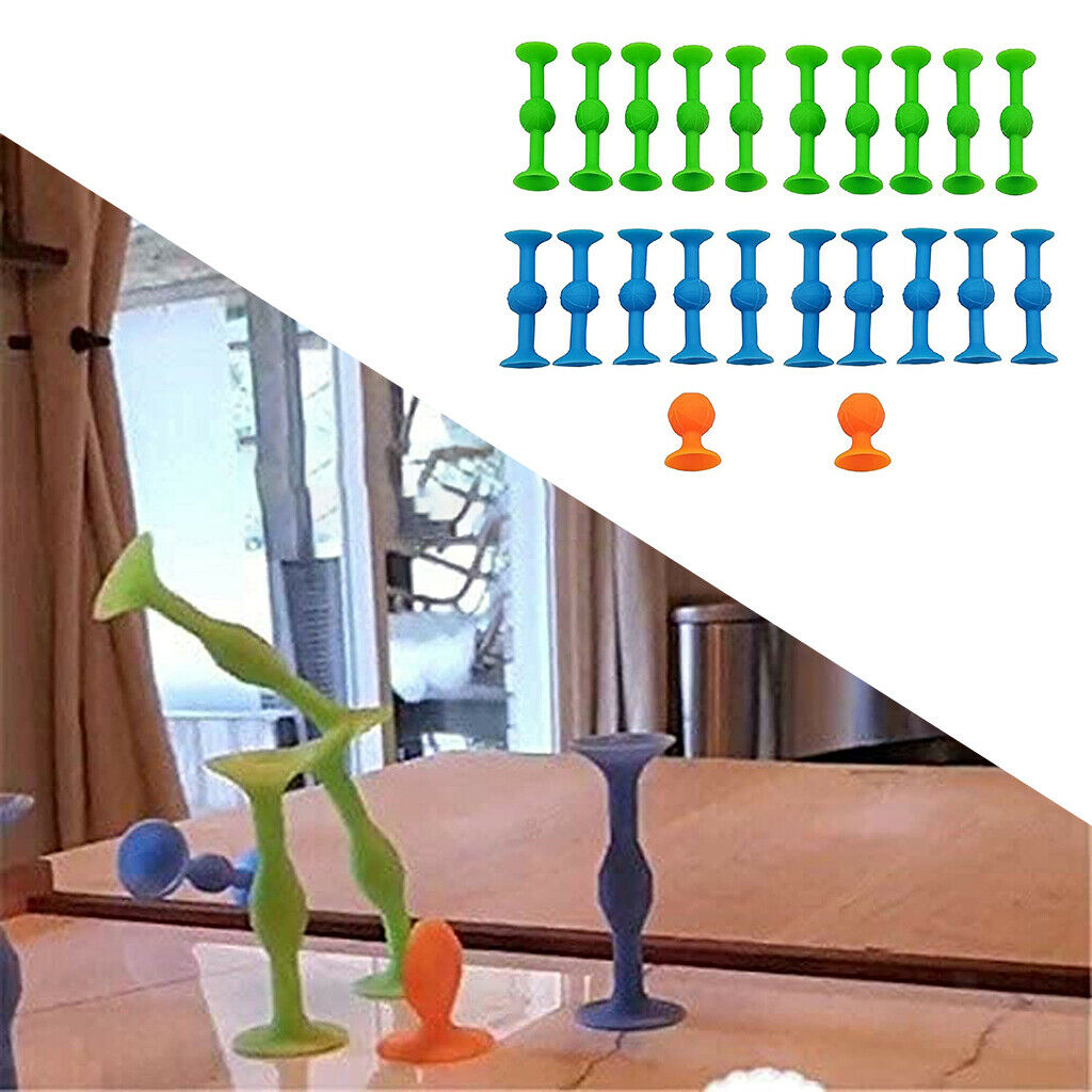 Creative Soft Silicone Building Blocks Sucker Toys Toys Educational Toys