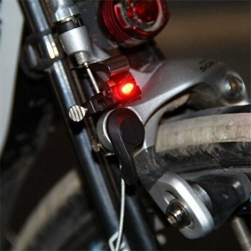 Bicycle LED Tail Light Bike Cycling Brake Light Red Safety Warning Light Useful