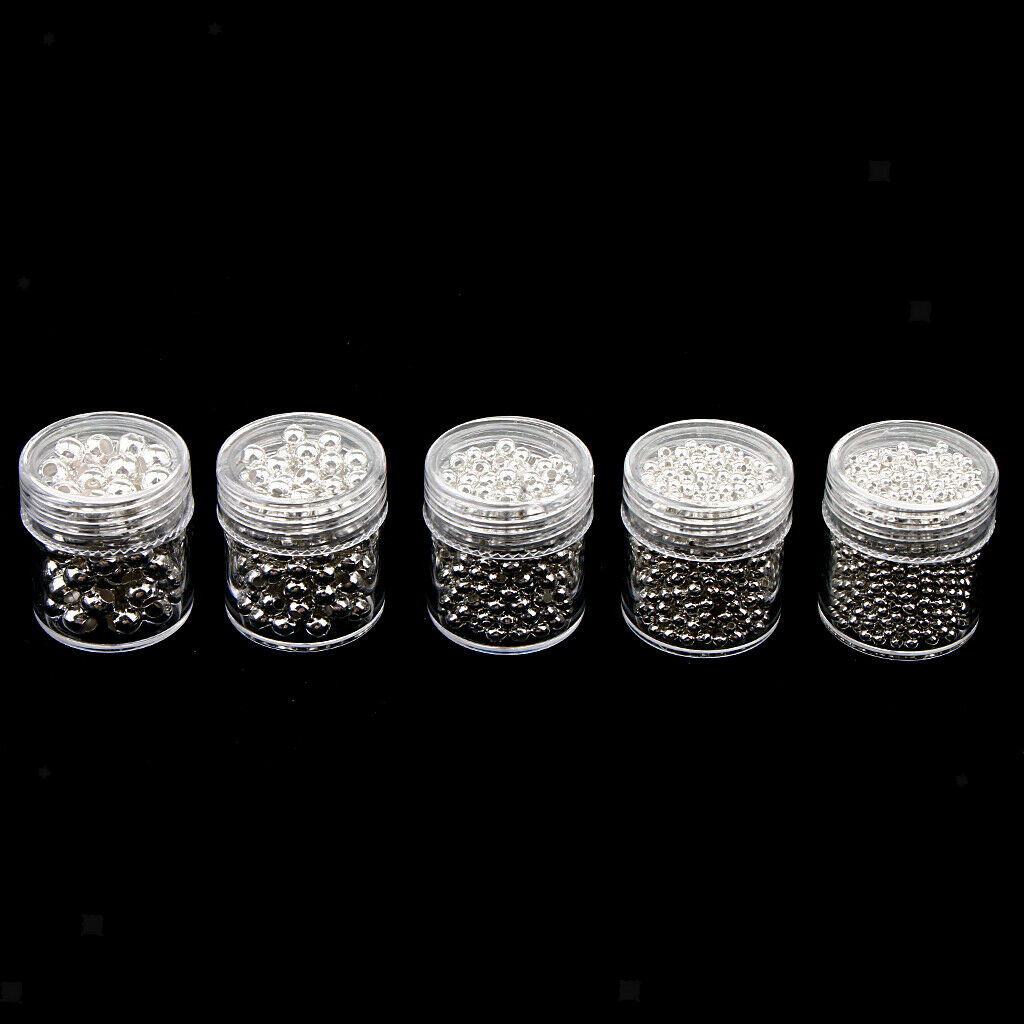 15 Bottles Bulk Size 2mm-5mm Rondelle Loose Spacer Beads DIY Findings Making