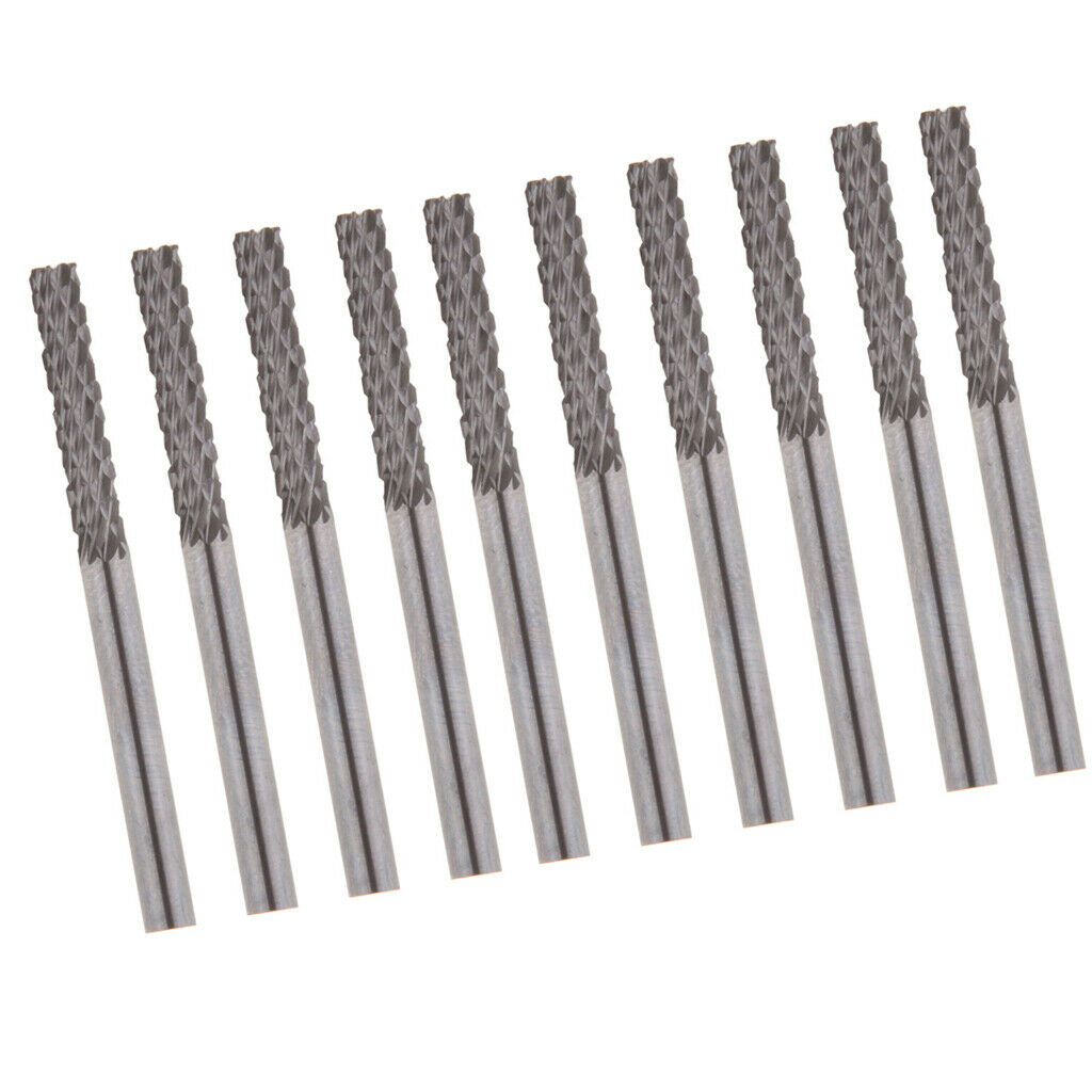 10 Pieces Professional Carbide Grinder Rotary Burr for Drill Engraving