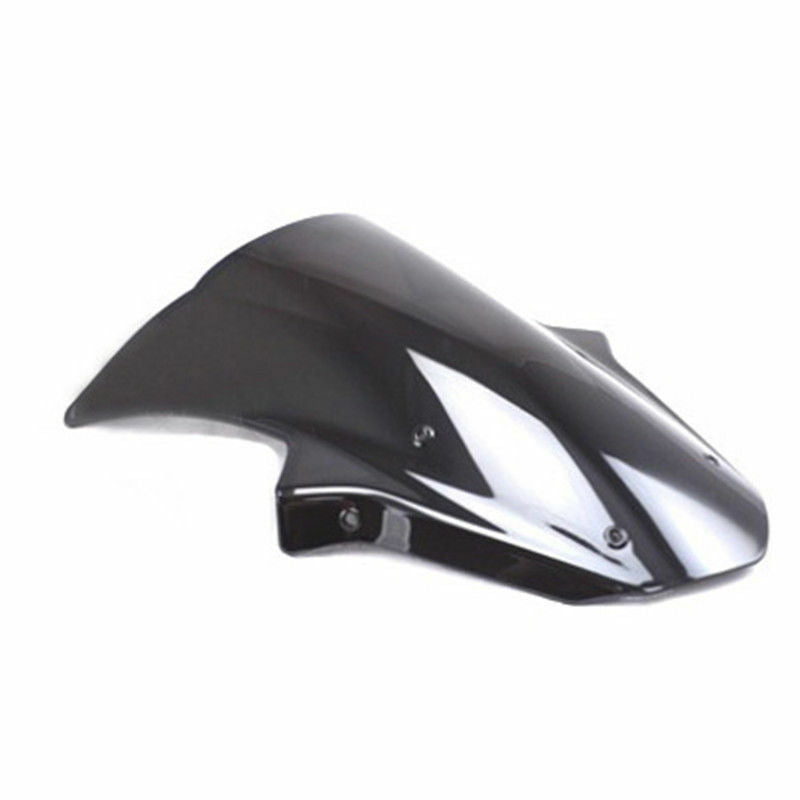 Black Motor Double Bubble Windshield  for Kawasaki Ninja ZX10R ZX 10R 2011-2015